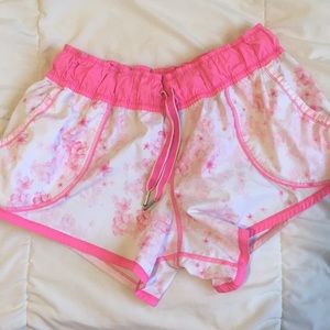 Plumeria lululemon shorts 4*